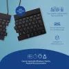 Teclado ergonómico R-Go Tools R-Go Split Break con software Break, teclado ergonómico dividido, QWERTZ (DE), Bluetooth, negro
