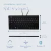 Teclado ergonómico R-Go Tools R-Go Split Break con software Break, teclado ergonómico dividido, QWERTZ (DE), Bluetooth, negro
