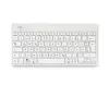 Teclado ergonómico R-Go Tools R-Go Compact Break, teclado compacto con software de pausas, QWERTZ (DE), Bluetooth, blanco