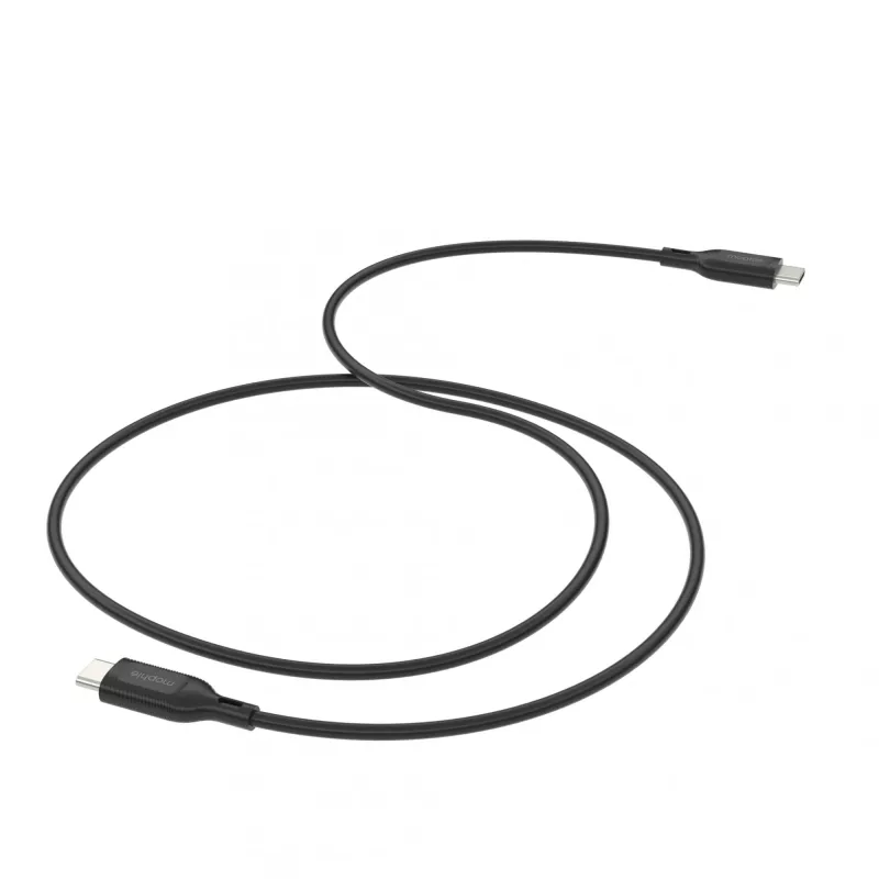 Cable de carga USB-C a USB-C 1 m — Zagg International mophie essentials, USB 2.0, Negro