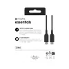 Cable de carga USB-C a USB-C 1 m — Zagg International mophie essentials, USB 2.0, Negro