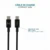 Cargador Ravanson Mobilis 100W GaN 2×USB‑C + 1×USB‑A AC para interior — para portátil, smartphone, tablet — negro