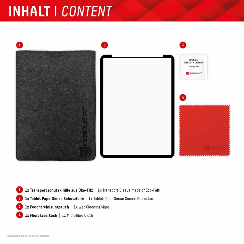 Displex TABLET PAPERSENSE para iPad Pro 11'' (1.ª/2.ª/3.ª/4.ª gen.)/Air (4.ª/5.ª gen.), lámina extraíble para escribir o dibujar con efecto papel