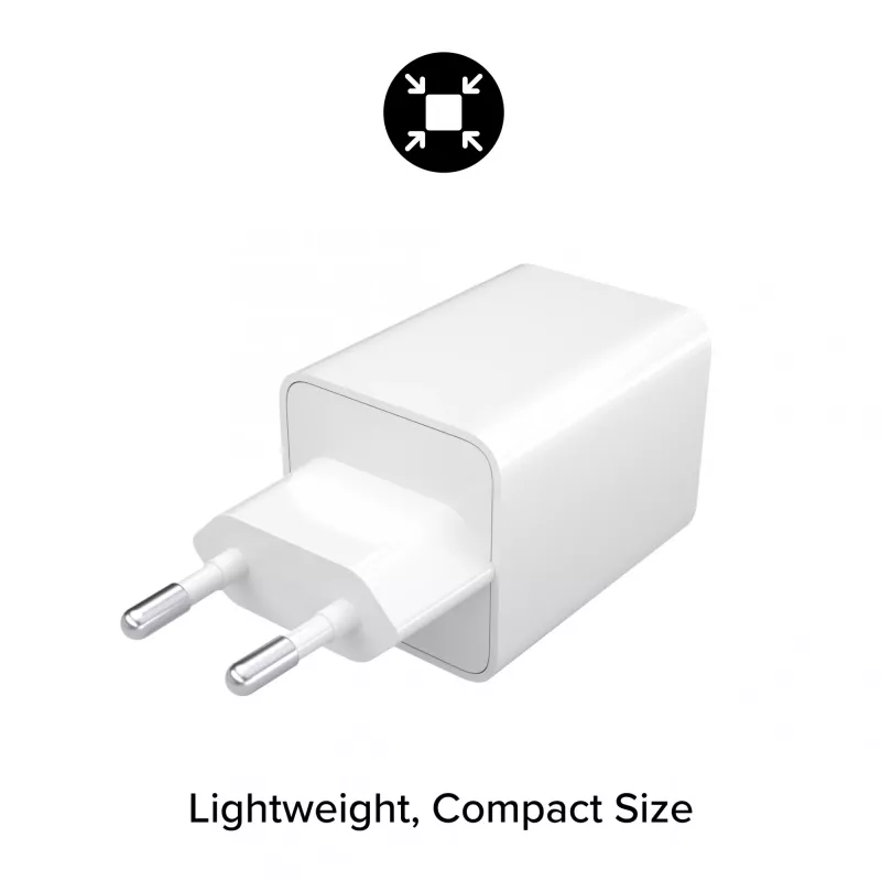 Fuente de alimentación Zagg 50W 2x USB-C blanca — Zagg mophie essentials