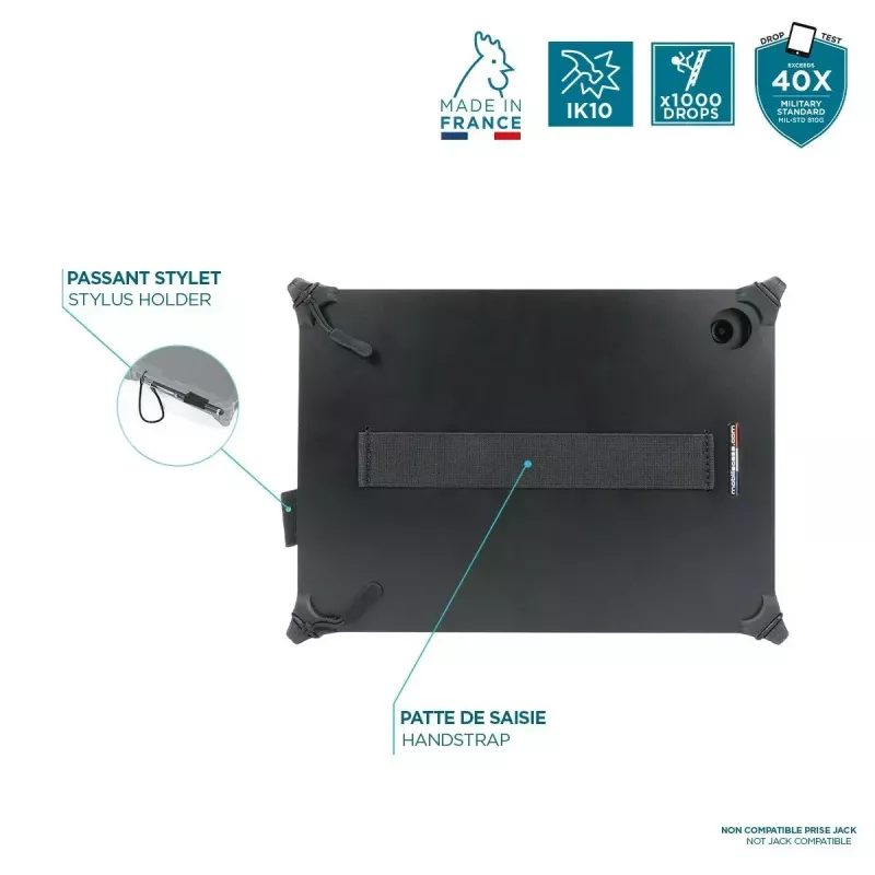 Funda Mobilis Resist 27,9 cm (11 pulgadas) negra para Samsung Tab A9+
