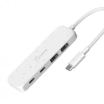 Hub USB-C a 4 puertos Type-C y Type-A Gen 2 ecológico j5create