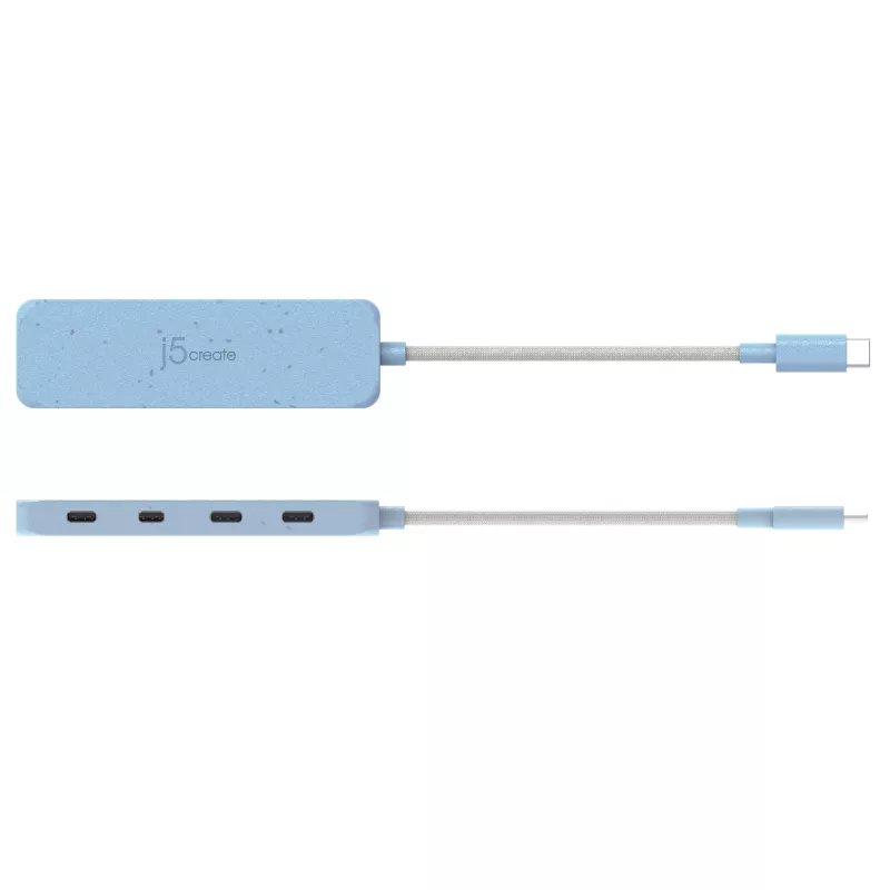 Hub USB-C j5create JCH345EC-N 4 puertos Type-C Gen 2 10000 Mbit/s