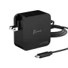 Cargador j5create 102W GaN PD USB-C 2 puertos con enchufes intercambiables