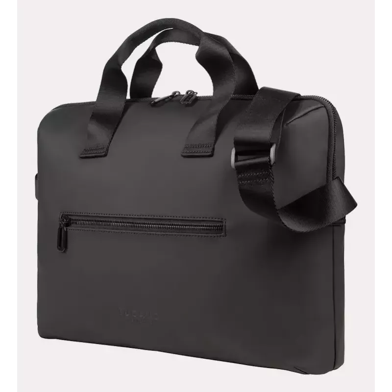 Tucano Gommo BGOM15-BK bolso para portátiles de 15,6 pulgadas y MacBook Pro 16 pulgadas (40,6 cm), material reciclado resistente al agua, correa para el hombro, negro
