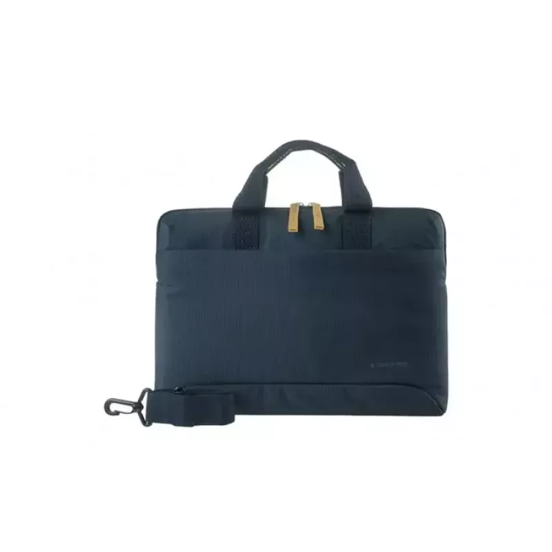 Bolsa bandolera Tucano Smilza 15,6 pulgadas azul con asa y correa al hombro