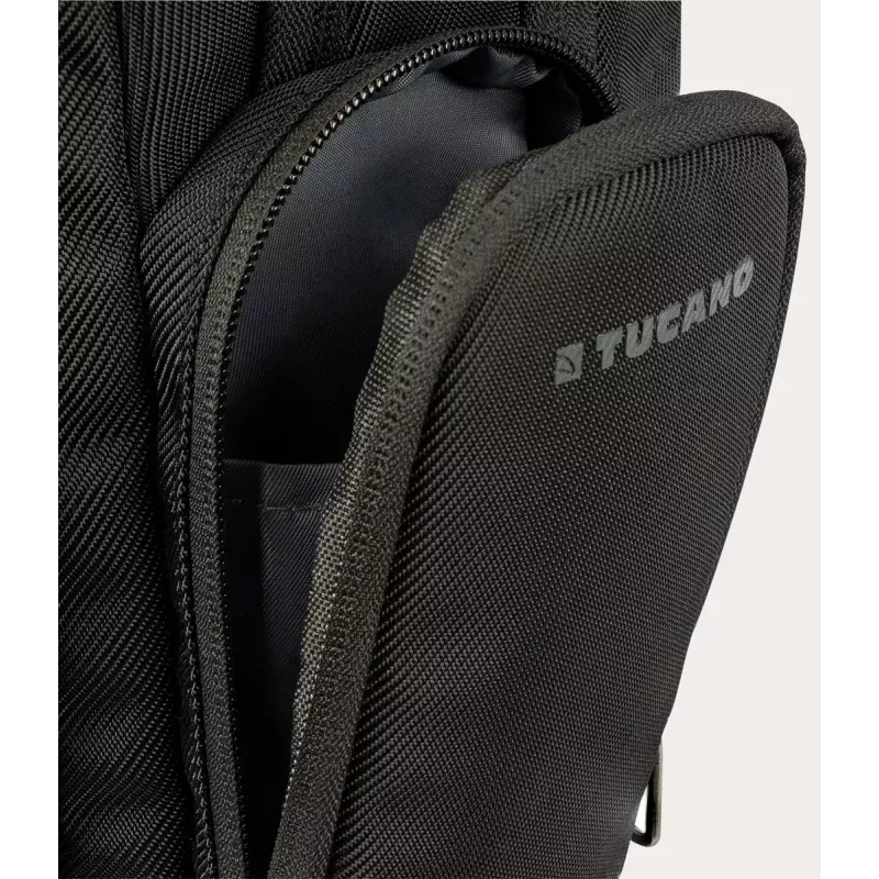 Tucano Sole Gravity BKSOL17-AGS-BK mochila para portátil con AGS, hasta 17 pulgadas / MacBook Pro 16, negra