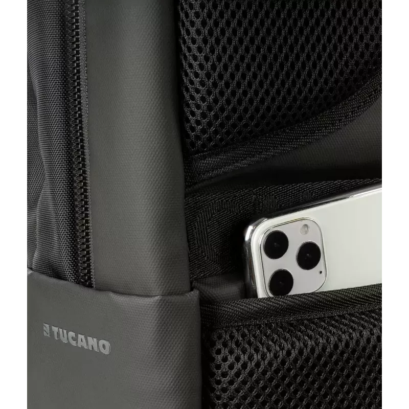 Mochila de ocio Tucano Marte Gravity negra tela