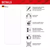 Displex Smart Glass (9H) para Xiaomi Redmi 13C, adhesivo de montaje, irrompible