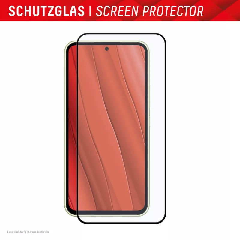 Displex Full Cover protector de pantalla (10H) para Samsung Galaxy A35/A55 5G, marco de montaje Eco, cobertura total