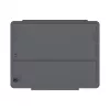 ASTAR DEQSTER Smart Rugged Touch Plus Teclado 10,2 pulgadas — QWERTZ Alemán, interruptores mecánicos, acoplamiento Smart Connector, Gris