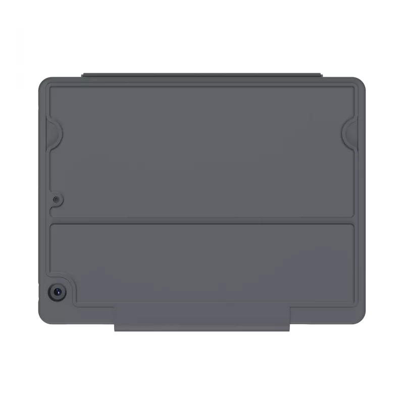 ASTAR DEQSTER Smart Rugged Touch Plus Teclado 10,2 pulgadas — QWERTZ Alemán, interruptores mecánicos, acoplamiento Smart Connector, Gris