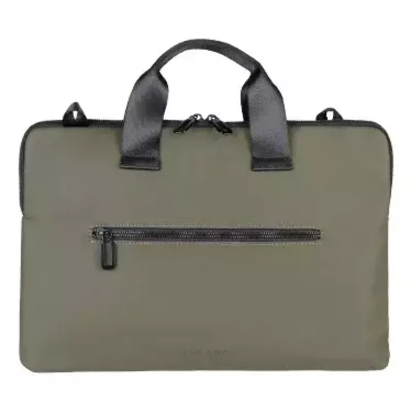 Tucano Gommo Slim BSGOM1516-VM bolso para portátiles de 15,6 pulgadas (39,6 cm) y MacBook Pro 16 pulgadas, verde oliva
