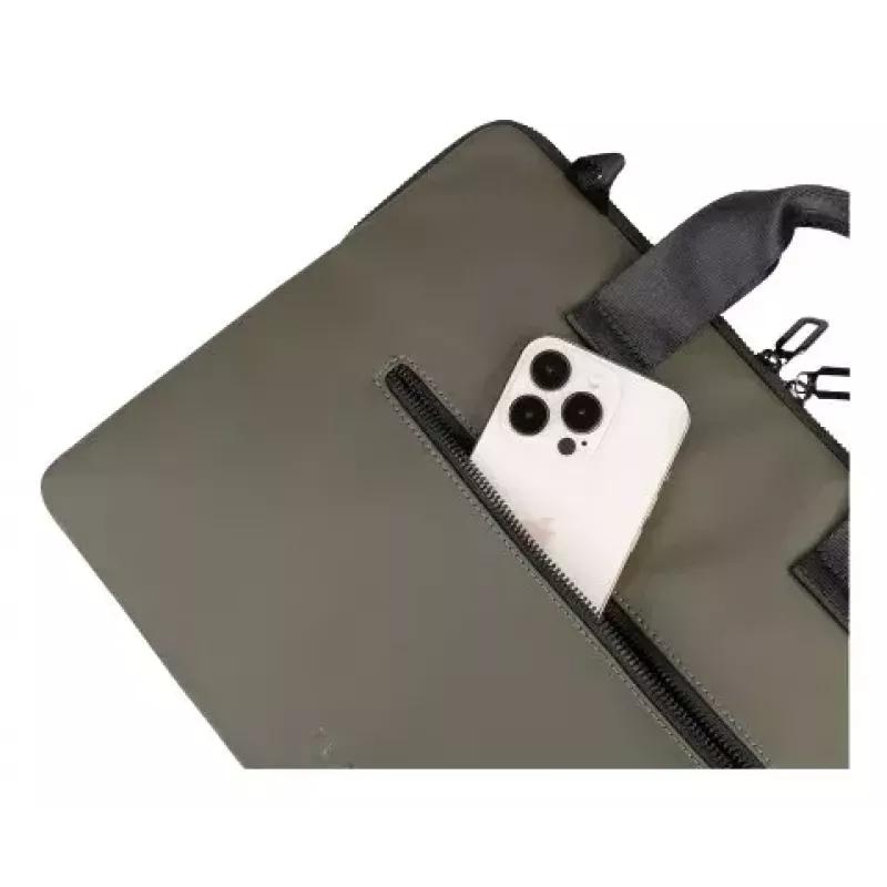 Tucano Gommo Slim BSGOM1516-VM bolso para portátiles de 15,6 pulgadas (39,6 cm) y MacBook Pro 16 pulgadas, verde oliva