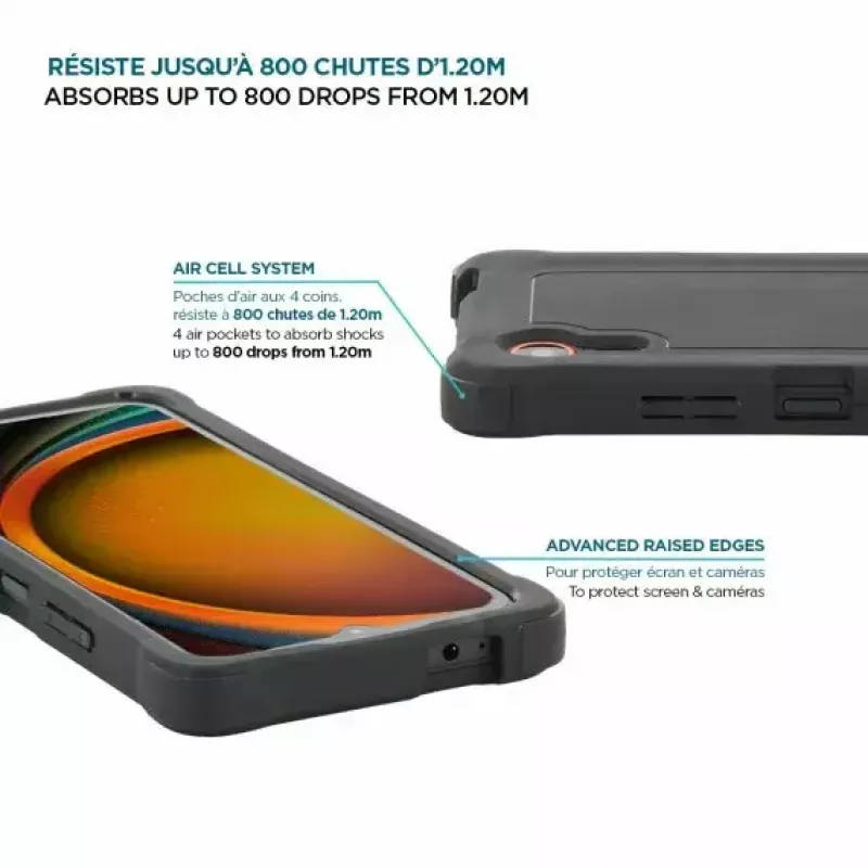Funda Mobilis XCover 7 16,8 cm (6,6 pulgadas) Gris
