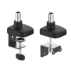 j5create JTSA101 Soporte de monitor ergonómico Negro Pinza de mesa Pasacables de mesa 8 kg 17 a 32 pulgadas