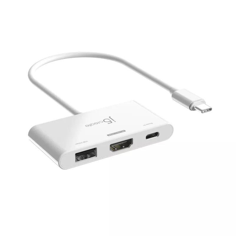 j5create JCA399 USB-C® a HDMI™ 4K144Hz y USB™ 3.2 con Power Delivery 100W, Negro