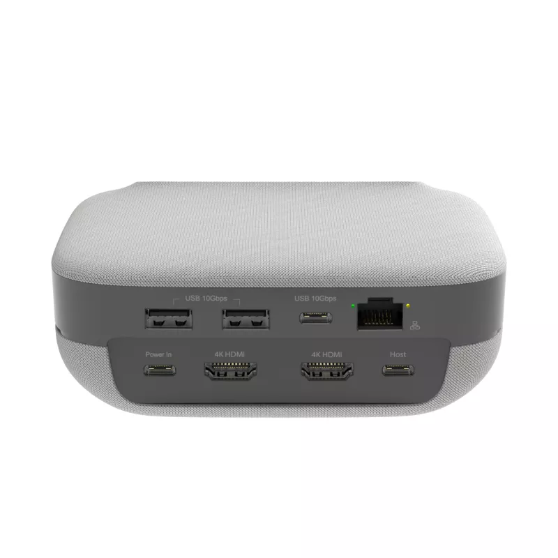 j5create JCDS337 USB-C® Dual 4K Speakerphone Dock Pro, negro