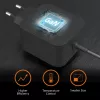 j5create JUP1565DC 67W GaN PD USB-C® Mini cargador con 6 tipos de conectores DC – EU, negro