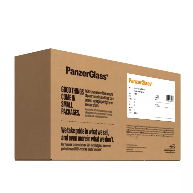 PanzerGlass protector de pantalla con privacidad iPhone 16 Pro Ultra-Wide Fit…