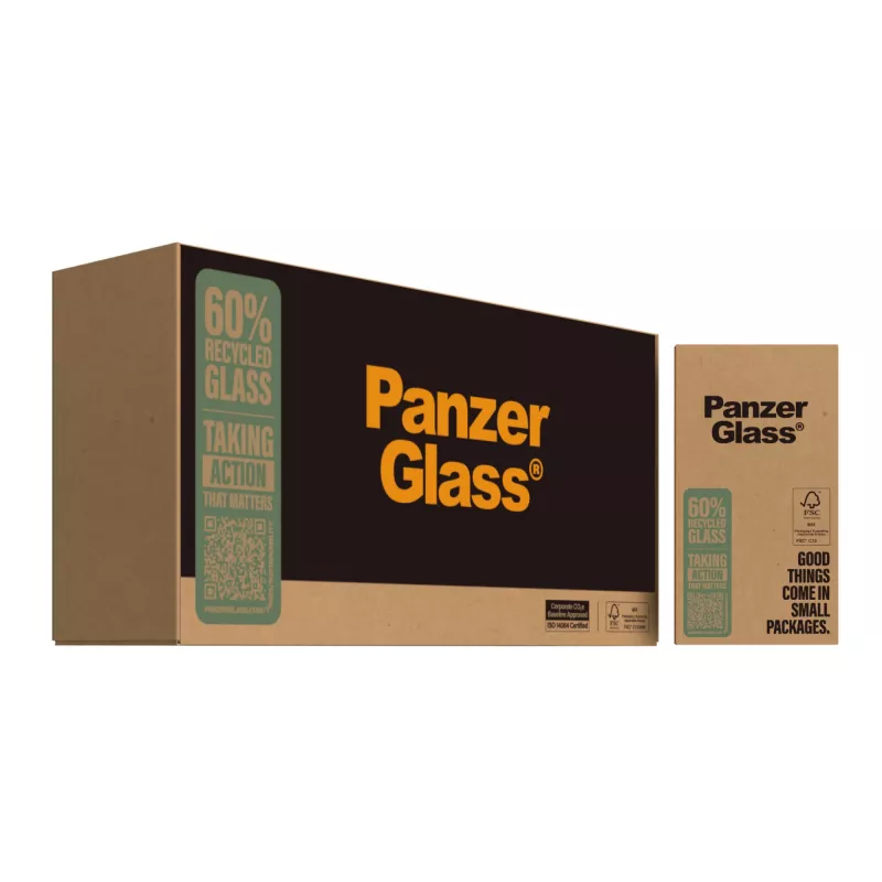 PanzerGlass protector de pantalla con privacidad iPhone 16 Pro Ultra-Wide Fit…
