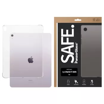 PanzerGlass SAFE. by ® funda TPU transparente para iPad Air 13'' (2024-2026)