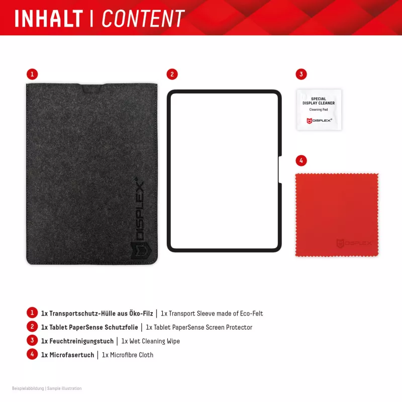 Displex TABLET PAPERSENSE para iPad Pro 11'' (2025/2024), lámina extraíble de escritura y dibujo con sensación de papel
