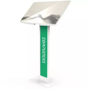 Soporte de suelo VESA personalizable Compulocks para pantallas de hasta 32