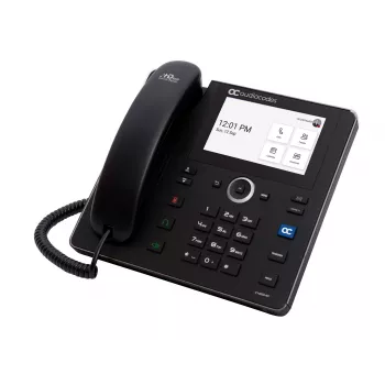 AudioCodes Teams C455HD Teléfono IP PoE GbE negro con BT integrado y WLAN de doble banda