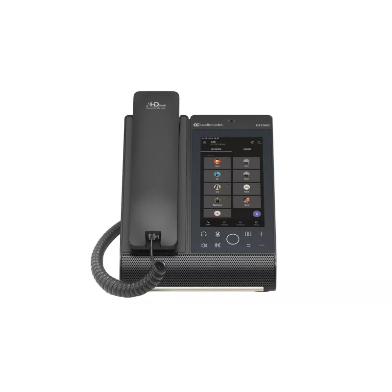 Teléfono IP AudioCodes Teams C470HD PoE GbE Auricular con cable Android