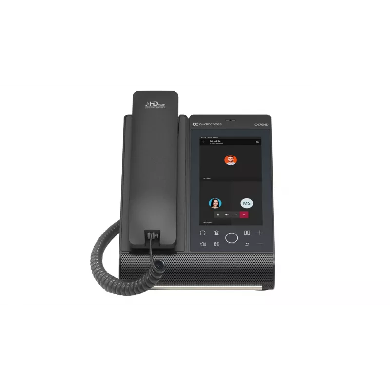 Teléfono IP AudioCodes Teams C470HD PoE GbE Auricular con cable Android