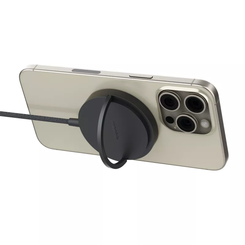 mophie Qi2 Magnetic Charger cargador inalámbrico para smartphone negro USB carga rápida interior