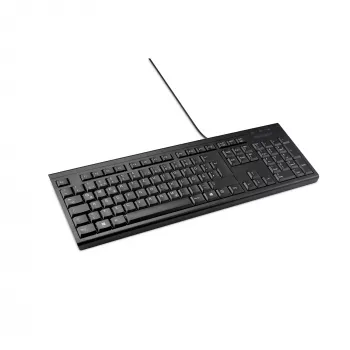 Kensington KB100 EQ Teclado con cable de tamaño completo USB Membrana QWERTZ