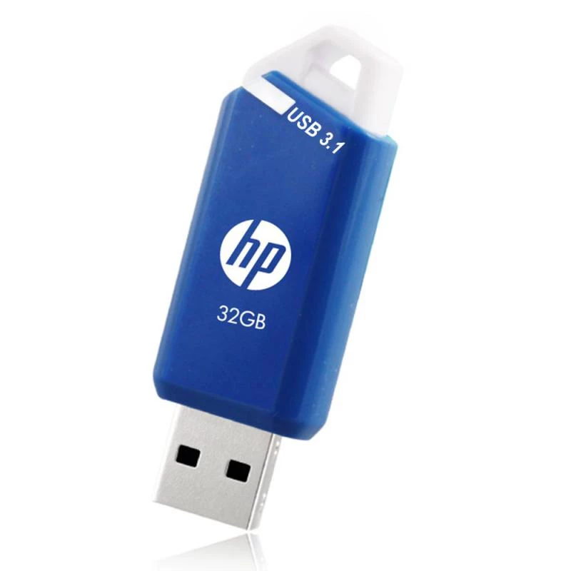 HP x755w Unidad flash USB 32 GB USB Type-A 3.2 Gen 1 (3.1 Gen 1) Azul, Blanco
