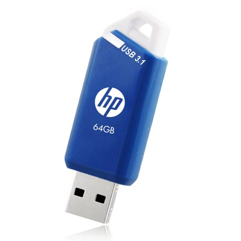 HP x755w Unidad flash USB 64 GB USB Type-A 3.2 Gen 1 (3.1 Gen 1) Azul, Blanco