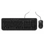 Incase Designed by Microsoft Wired Desktop 600 Teclado, ratón incluido, Universal USB, QWERTY, Alemán, Negro