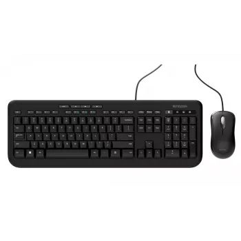 Incase Designed by Microsoft Wired Desktop 600 Teclado ratón incluido Universal USB QWERTY Francés Negro