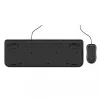 Incase Designed by Microsoft Wired Desktop 600 Teclado ratón incluido Universal USB QWERTY Francés Negro