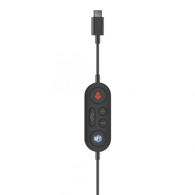 Incase Designed by Microsoft Modern USB-C Headset Auricular con cable Diadema Oficina/Callcenter USB Type-C Negro