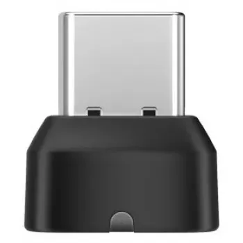 Receptor USB SHOKZ Loop120 Adaptador USB-C Plástico Acero inoxidable Negro