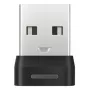 Receptor USB SHOKZ Loop120 Adaptador Plástico Acero inoxidable Negro