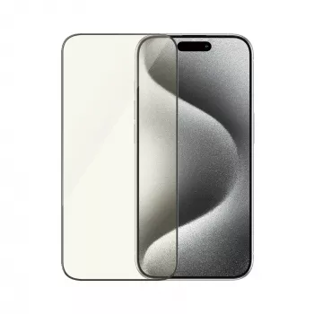 PanzerGlass EyeCare Protector de pantalla iPhone 15 Pro Ultra-Wide Fit resistente a impactos