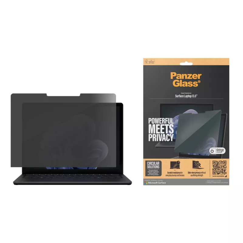 PanzerGlass® Filtro de privacidad Microsoft Surface Laptop 13.5'' | 6 | 5 | 4 | 3 | 2