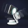 j5create Qi2 Estación de carga magnética plegable 3 en 1 Interior USB Smartwatch Auriculares Smartphone