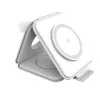 j5create Qi2 3 en 1 Magnetic Travel Wireless Charging Station Interior USB Carga rápida Blanco