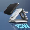 j5create Qi2 3 en 1 Magnetic Travel Wireless Charging Station Interior USB Carga rápida Blanco